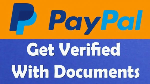 PayPal account with documents